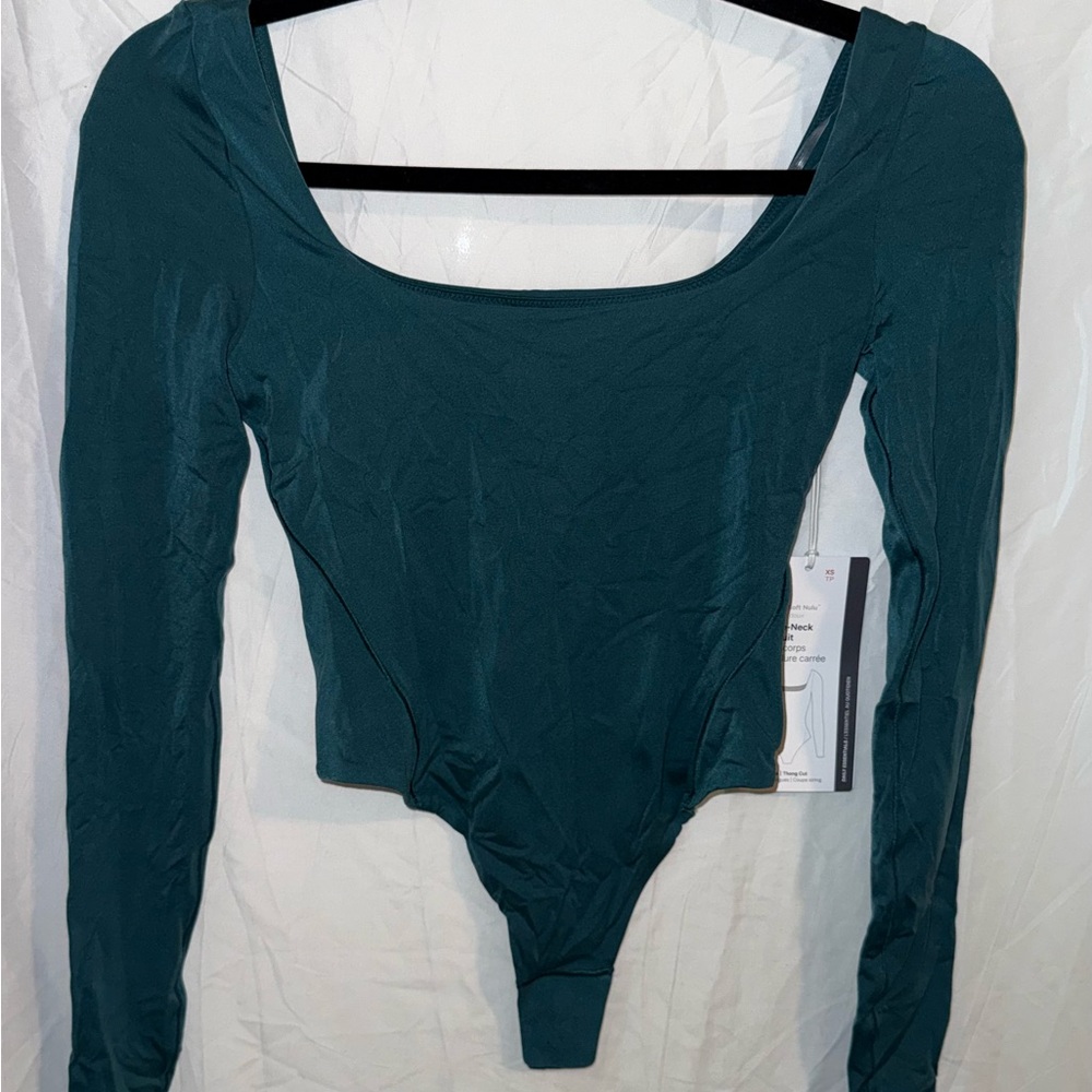 lululemon athletica Deep Green Long Sleeve Bodysuit